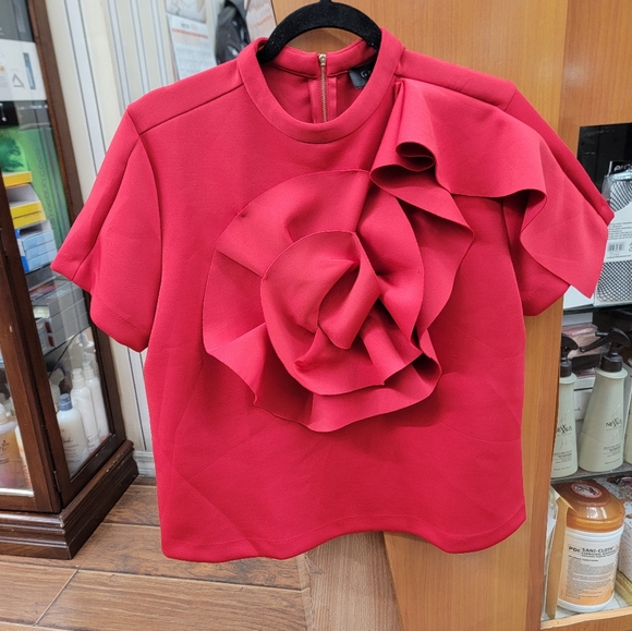 GRACIA TOP COLOR RED - Picture 3 of 4